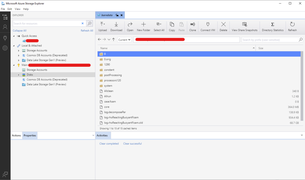 Azure Storage demo